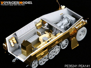 Voyager Model PEA141 WWII German Sd.Kfz.250 NEU Stowage Bins &amp;amp; Fenders (For DRAGON Kit) 1/35 – imagen 3