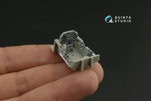 Intérieur imprimé en 3D et coloré sur papier décalcomanie Quinta Studio QDS-48277 F/A-18A (HobbyBoss) (Petite version) 1/48 – image 12