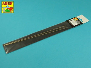 Aber KR-15 Kwadratowe pręty mosiężne 1,5 mm długość 245mm x 2 szt. / Brass square rods 1,5 mm length 245mm x2 pcs. – imagen 3