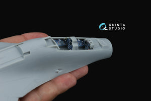 Intérieur imprimé en 3D et coloré sur papier décalcomanie (Trumpeter) pour Su-30MKK de Quinta Studio QD+72177 (avec pièce en résine imprimée en 3D) à l&amp;#39;échelle 1/72 – image 12