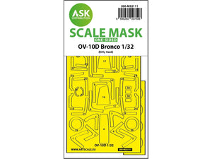Art Scale Kit M32111 OV-10D Bronco One-Sided Express Fit Mask for Kitty Hawk 1/32