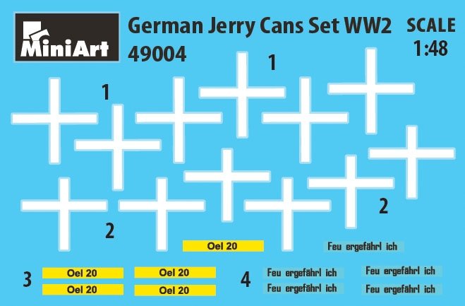 MiniArt 49004 GERMAN JERRY CANS WW2 1/48 – image 2