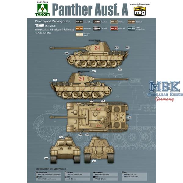 Das Werk DW35010 Panther Ausf.A early / mid Version 1/35 – imagen 4