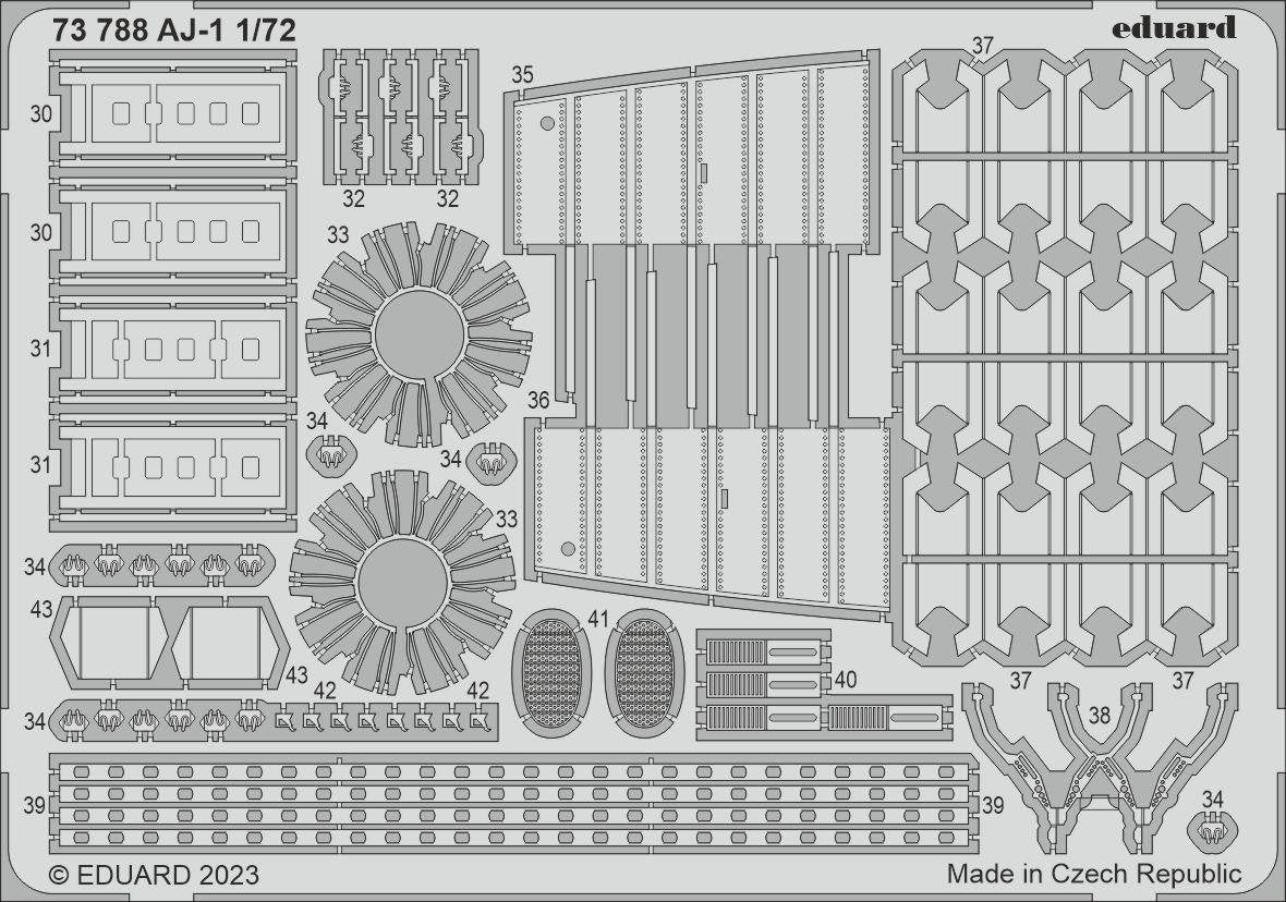 Eduard 73788 AJ-1 RODEN 1/72 – zdjęcie 2
