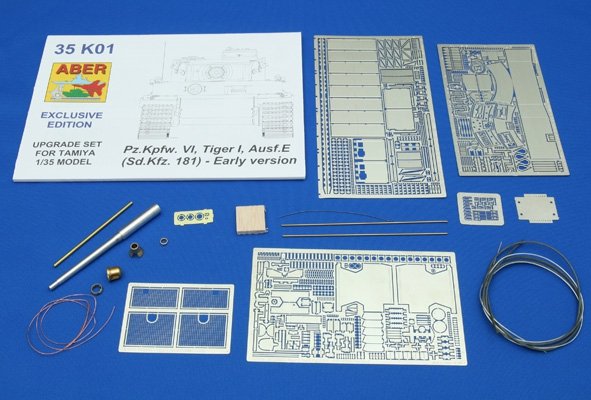 Aber 35K01 German heavy tank Pz. Kpfw. VI, Tiger I, Ausf. E (Sd.Kfz.181) - early version 1/35