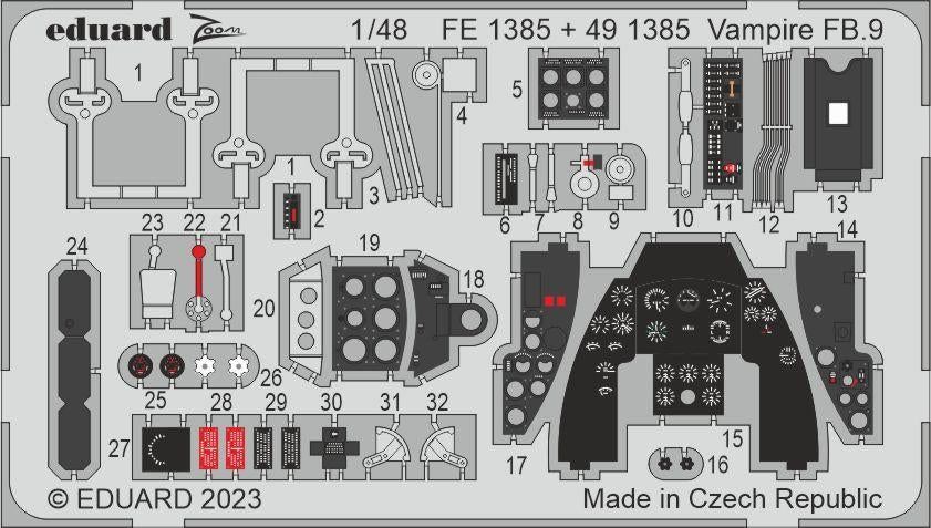 Eduard BIG49395 Vampire FB.9 AIRFIX 1/48 – image 3