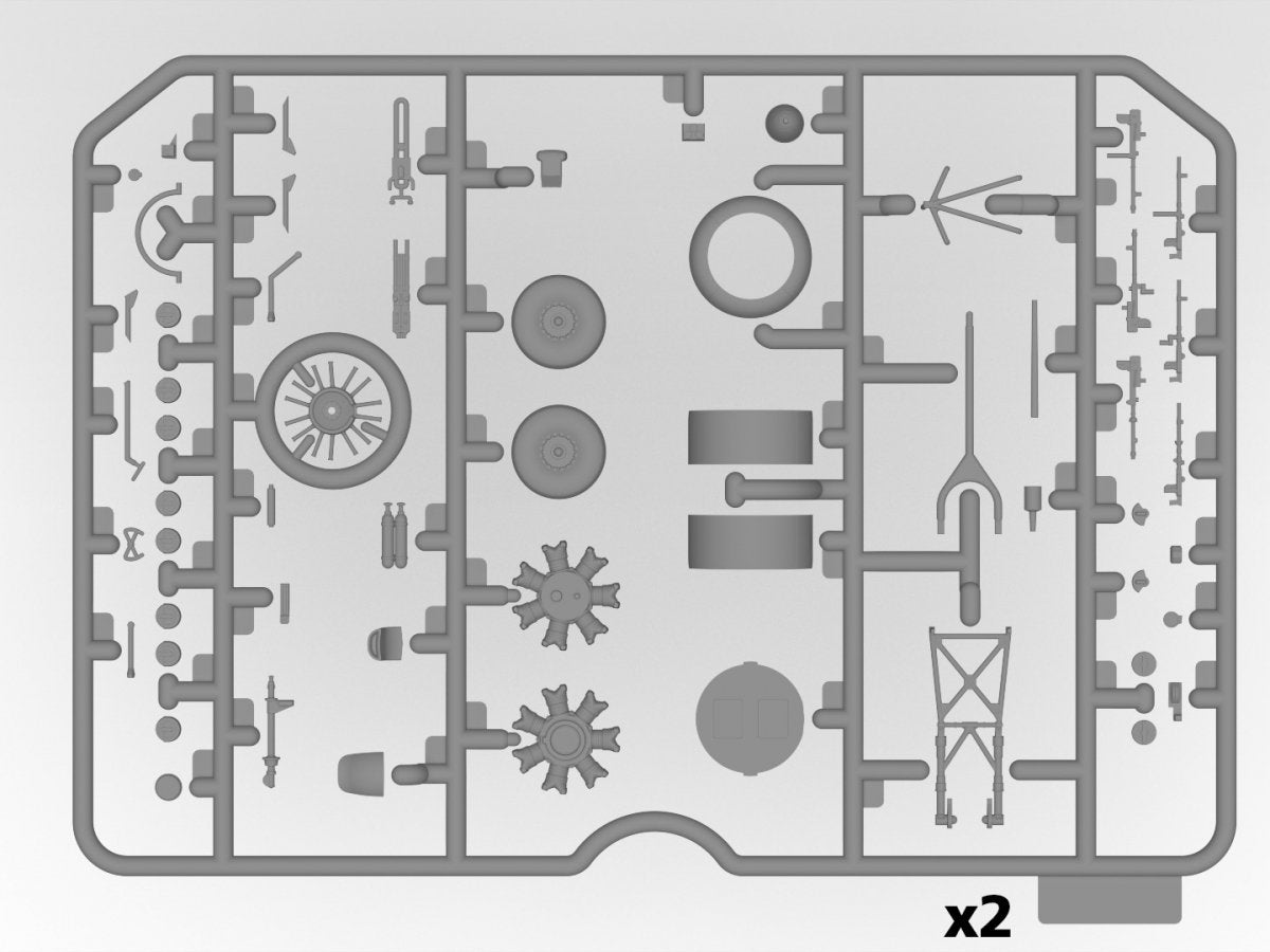 ICM DS7204 In the skies of China (Ki-21-Ia, two Кі-27а) 1/72 – imagen 10