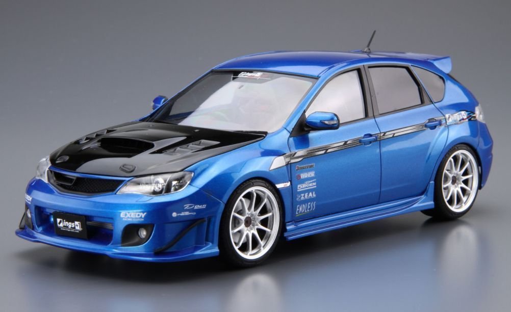 Aoshima 05423 GRB IMPREZA WRX STI 07 SUBARU 1/24 – Bild 2