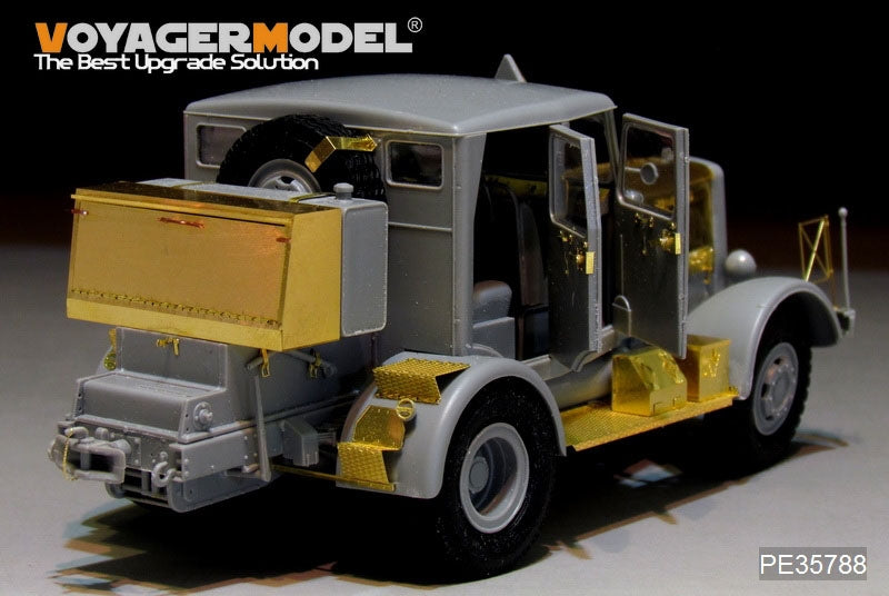 Maquette Voyager PE35788 Voiture militaire Hanomag SS100 de la Seconde Guerre mondiale pour TAKOM 2068 et 2110, échelle 1/35 – image 9