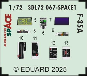 Eduard 3DL72067 F-35A SPACE EDUARD 1/72 – Bild 4