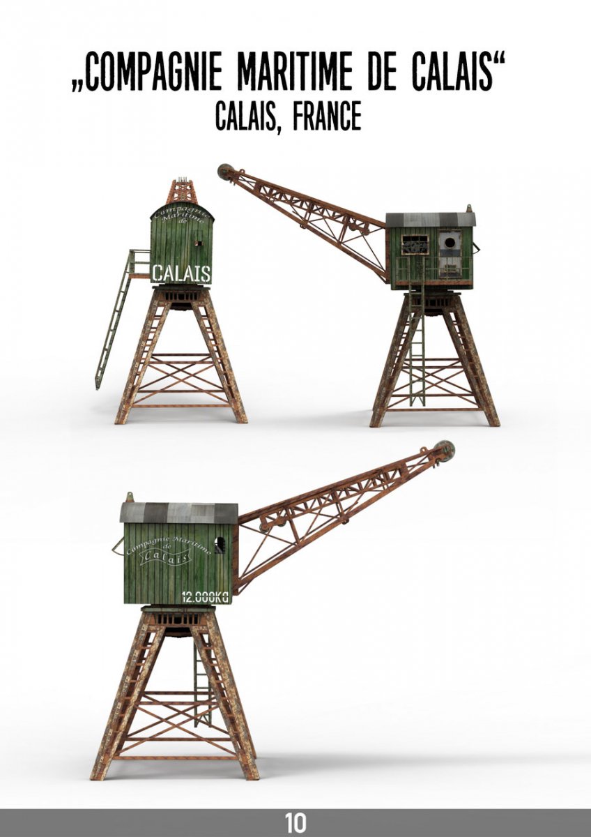 RT-Diorama 35311 Grue portuaire 1/35, échelle 1/12 – image 11