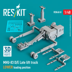 RESKIT RSK48-0008 MHU-83 D/E Late lift truck LOWER loading position (3D Printed model kit) 1/48 – imagen 3
