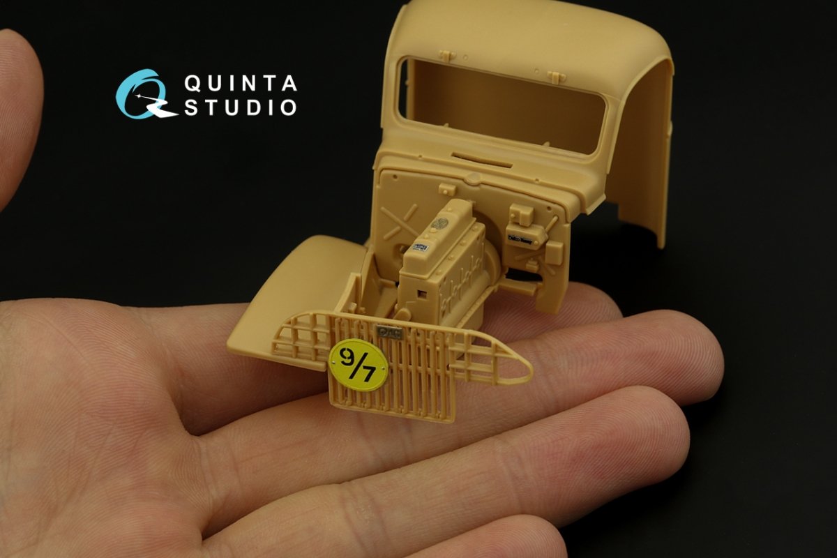 Quinta Studio QD35060 GMC CCKW 352 Cargo Truck 3D-Printed &amp;amp; coloured Interior on decal paper (HobbyBoss) 1/35 – zdjęcie 4