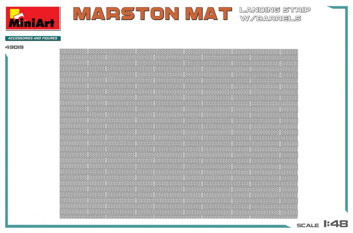 MiniArt 49019 MARSTON MAT LANDING STRIP w/BARRELS 1/48 – imagen 4