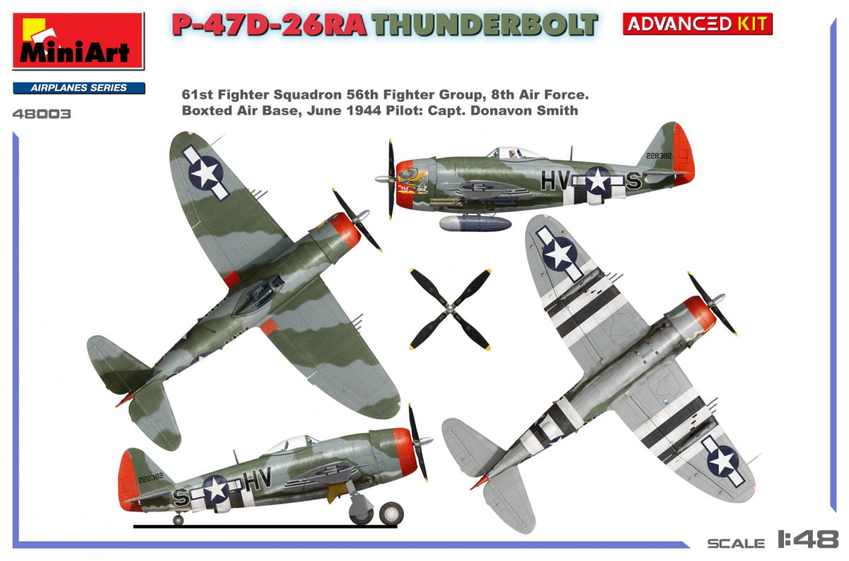 MiniArt 48003 P-47D-26RA THUNDERBOLT. ADVANCED KIT 1/48 – immagine 4
