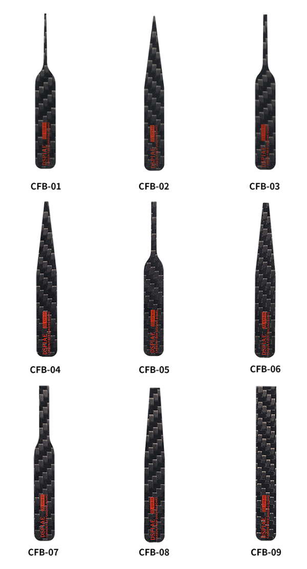 DSPIAE CFB-S02 Carbon Fiber Polishing Plate set – immagine 3