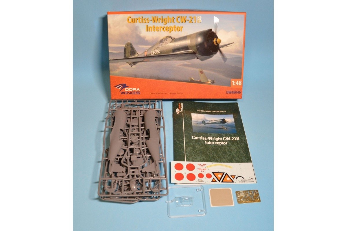 Dora Wings 48046 Curtiss-Wright CW-21B Interceptor 1/48 – zdjęcie 2