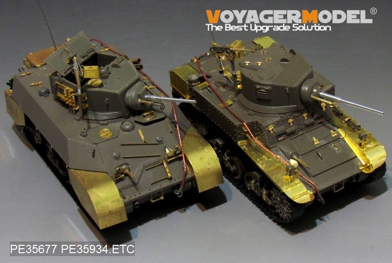 Voyager Model PE35934 WWII US M3 Stuart light tank basic For TAMIYA 35360 1/35 – imagen 18
