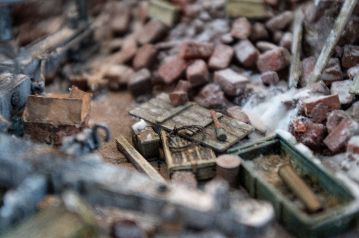 RT-Diorama 35303 Diorama-Base: &amp;quot;Stalingrad tractor factory&amp;quot; 1/35 – imagen 8