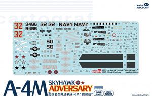 Magic Factory 5005 A-4M Skyhawk "Adversary" 1/48