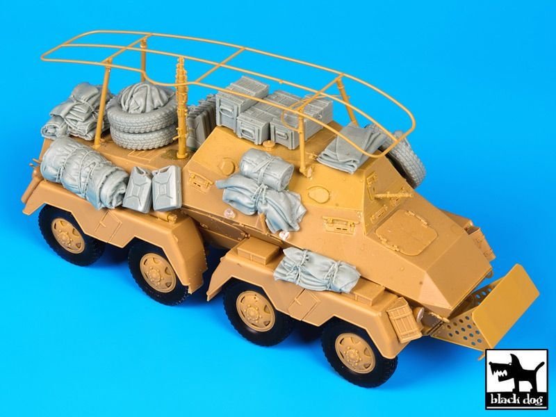 Black Dog T35104 Sd Kfz 263 accessories set 1/35 – imagen 5