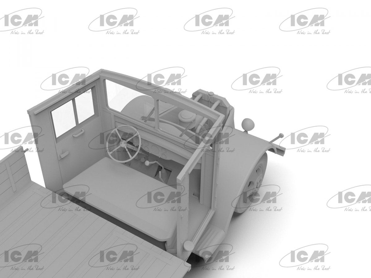 ICM 35409 V3000S Einheitsfahrerhaus WWII German Truck 1/35 – imagen 6