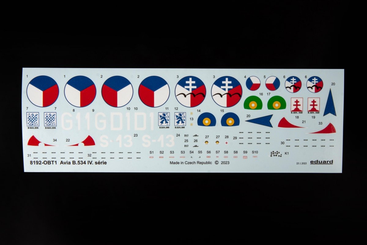 Eduard 8192 Avia B-534 IV series 1/48 – image 4
