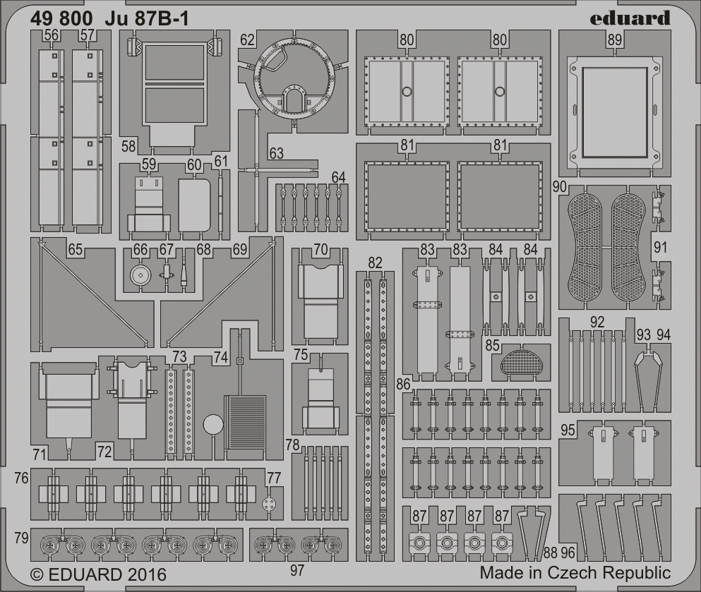 Eduard 49800 Ju 87B-1 AIRFIX 1/48 – immagine 2