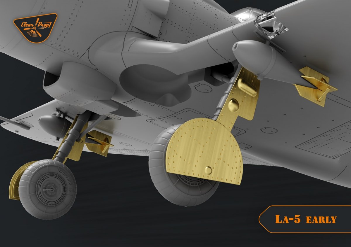 Clear Prop! CP72014 La-5 early version ADVANCED KIT 1/72 – immagine 8