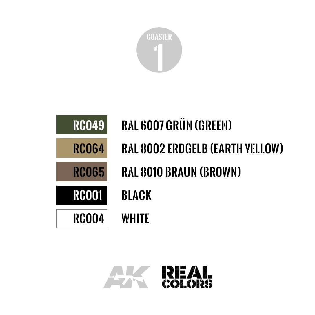 AK Interactive RC700 REAL COLORS COASTERS – image 3