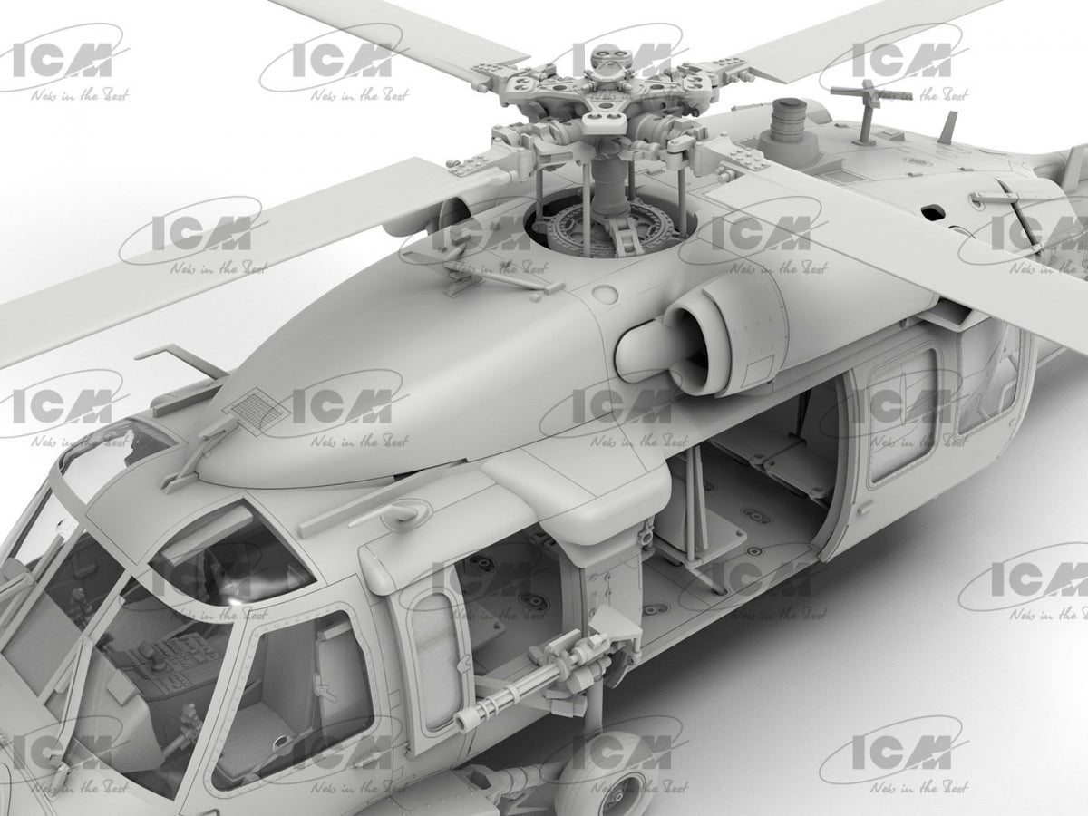 ICM 48360 MH-60L Black Hawk US Special Forces Helicopter 1/48 – zdjęcie 7