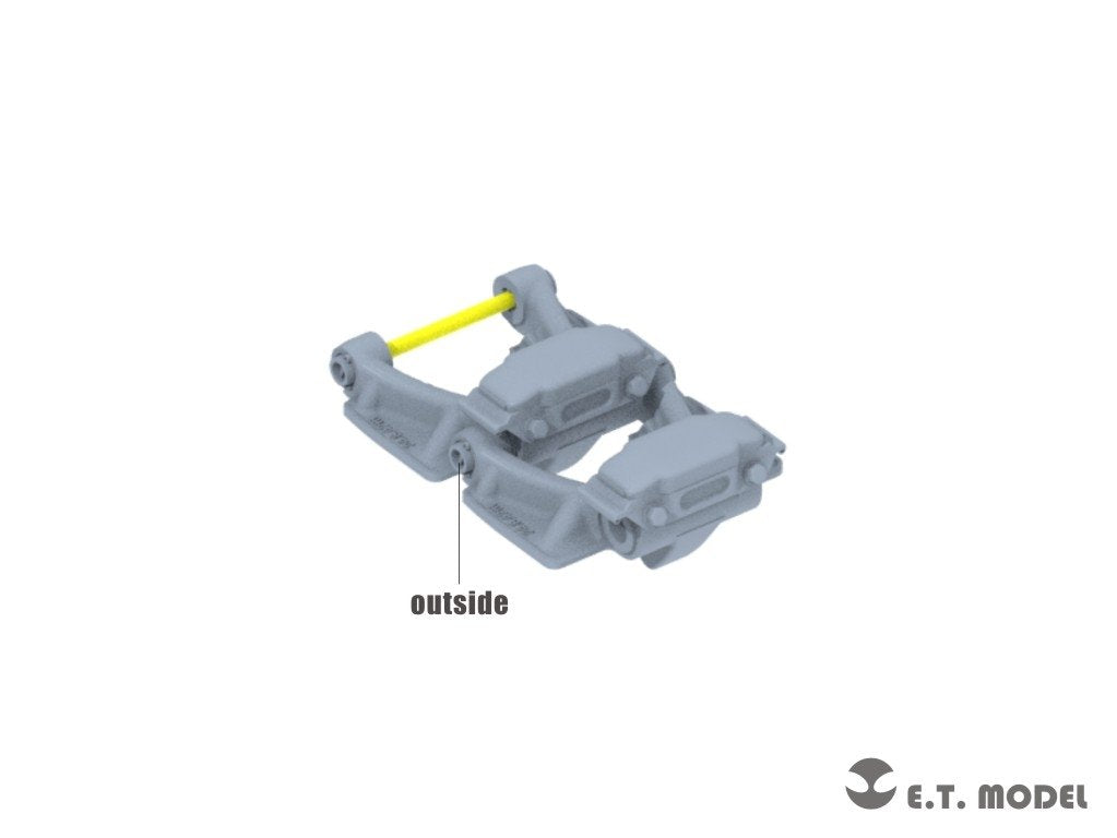 E.T. Model P35-066 WWII German Sd.kfz.250/Sd.kfz.10 Sprockets &amp;amp; Track links ( 3D Printed ) 1/35 – Bild 3