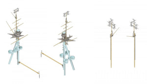 MK1 Design MS-20014 HMS RODNEY MAST&amp;amp;RADAR SET 1/200 – image 7