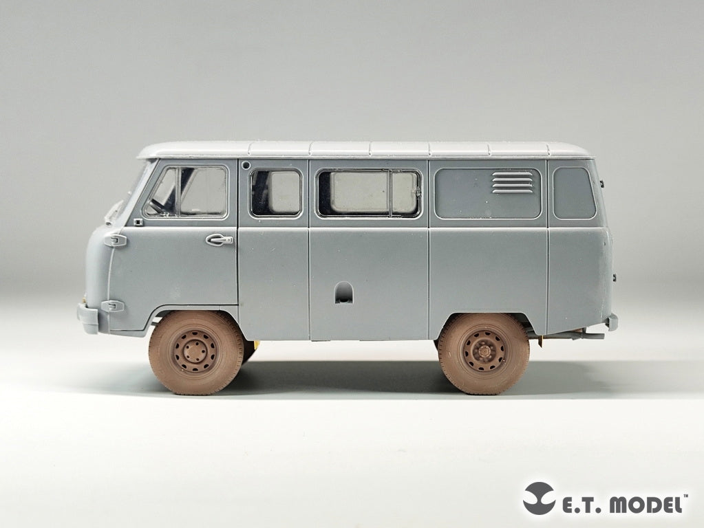 E.T. Model P35-115 Russian UAZ 3909 Military Van Sagged wheels For ZVEZDA 3644 1/35 – zdjęcie 9