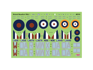 ICM 48310 Bristol Beaufort Mk.I WWII British torpedo bomber 1/48 – imagen 14