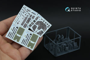 Quinta Studio QD+35153 AH-1W 3D-Printed &amp;amp; coloured Interior on decal paper (Trumpeter) (with 3D-printed resin parts) 1/35 – zdjęcie 11