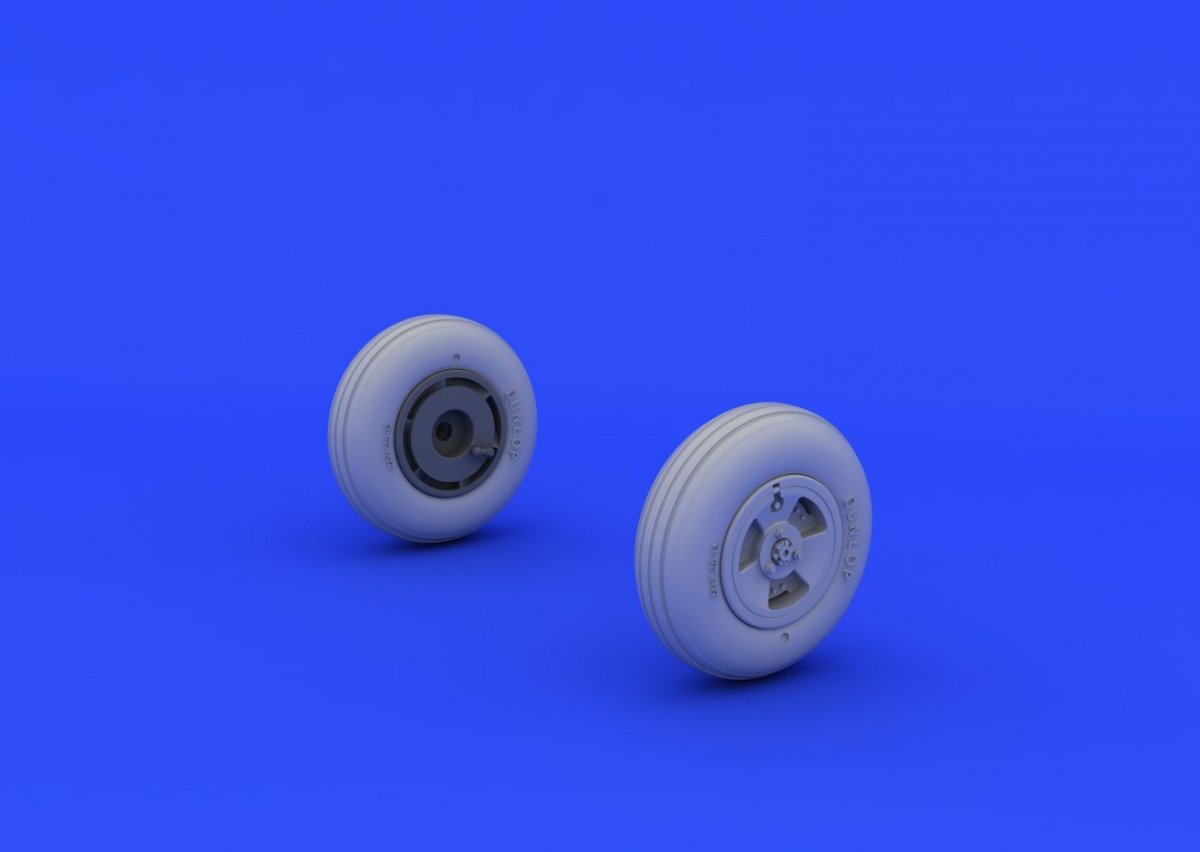 Eduard 648218 Spitfire Mk. XVI wheels - 3 spoke 1/48 (EDUARD) – imagen 2