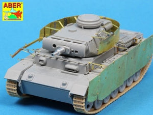 Aber 72A09 Osłony boczne do PzKpfw III / Side skirts for PzKpfw III 1/72 – imagen 3