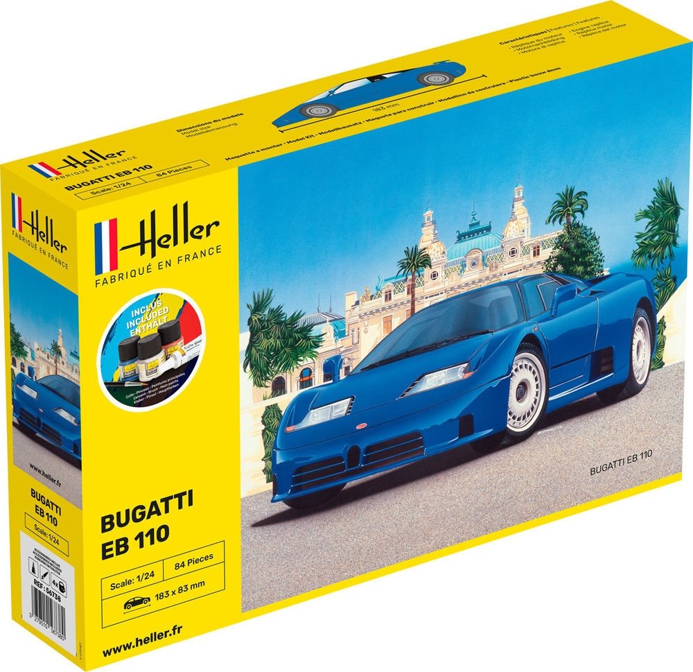 Heller 56738 KIT DEMARRAGE BUGATTI EB 110 1/24 – image 2