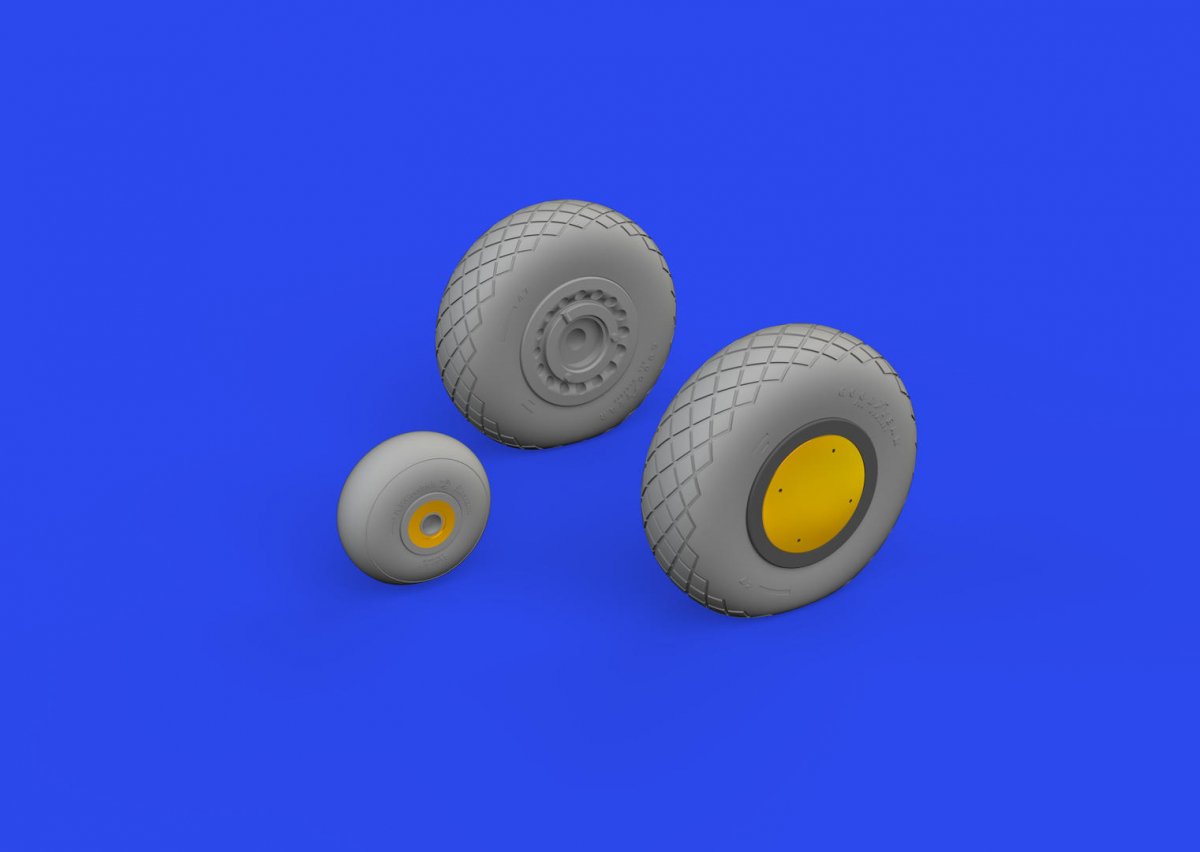 Eduard 632197 A-20G wheels HONG KONG MODELS 1/32 – immagine 3