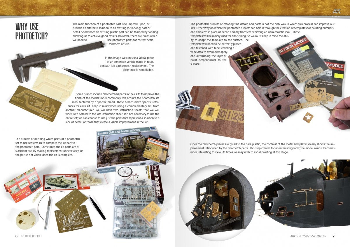 AK Interactive AK244 PHOTOETCHED PARTS. LEARNING SERIES 07 (ENGLISH) – imagen 4