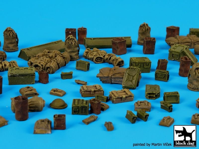 Black Dog T72091 British WW II equipment accessories set 1/72 – immagine 4