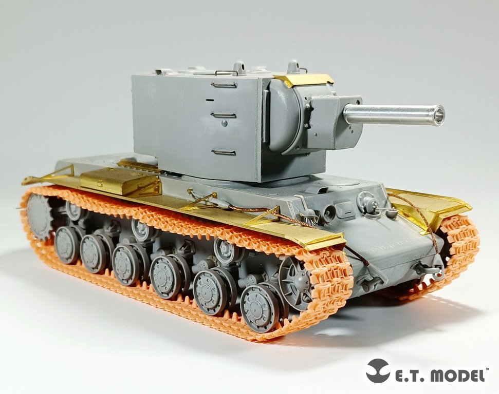 E.T. Model P35-050 Russian KV-1/2 Heavy Tank 700mm Early version Workable Track ( 3D Printed ) 1/35 – imagen 6