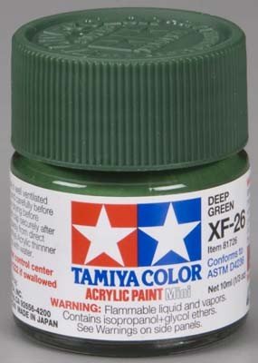 Tamiya XF26 Deep Green (81726) Acrylic paint 10ml – Bild 2