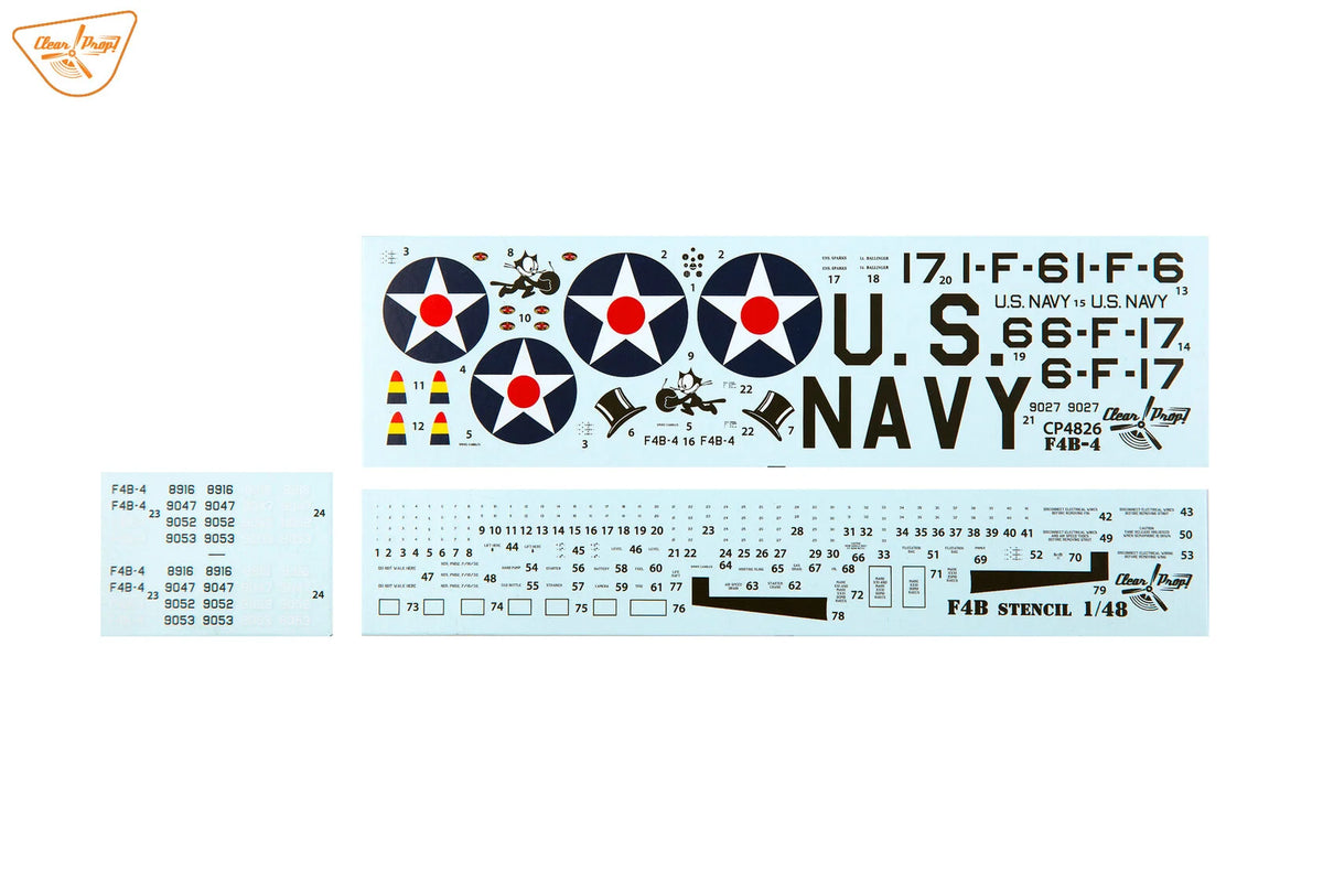 Clear Prop! CP4826 Boeing F4B-4 in US Navy Service 1/48 – immagine 7