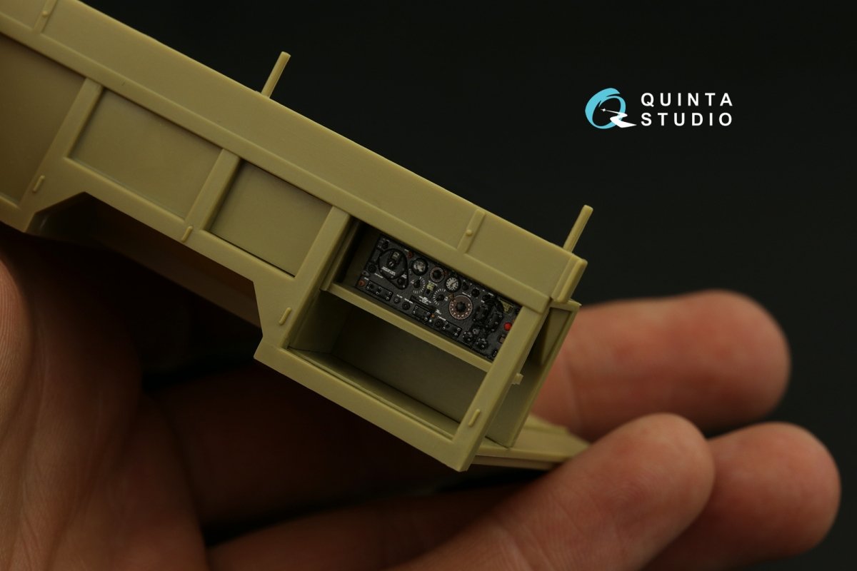 Quinta Studio QD35058 Chevrolet 1533X2 30cwt LRDG 3D-Printed &amp;amp; coloured Interior on decal paper (Tamiya) 1/35 – zdjęcie 5