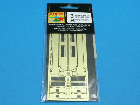 Aber 35A074 Stowage bins for Sd.Kfz. 250 Neu 1/35 – immagine 3