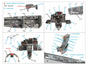 Quinta Studio QD48371 F-4E with DMAS 3D-Printed &amp;amp; coloured Interior on decal paper (Meng) 1/48 – immagine 2