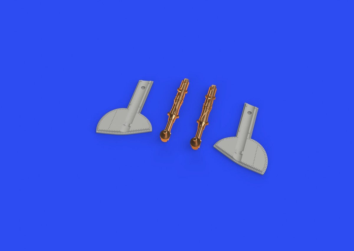 Eduard 648670 Spitfire Mk.Va/b undercarriage legs BRONZE EDUARD 1/48 – imagen 3