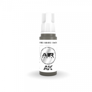 AK Interactive AK11863 ANA 613 OLIVE DRAB – AIR 17 ml – immagine 2
